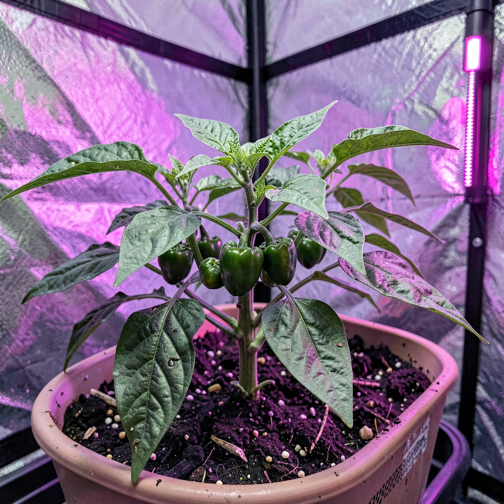 paprika kasvatamine - Paprika kasvatamine kasvulampide all