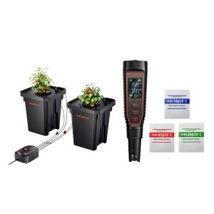 DWC 2PC kasvatuskomplekt + 5-ühes pH-mõõtur