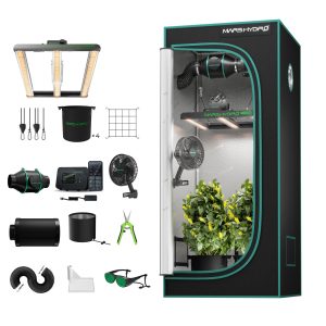 Mars Hydro FC-E1500 kasvulamp + 70x70x160 cm kasvutelk + ventilatsioonikomplekt