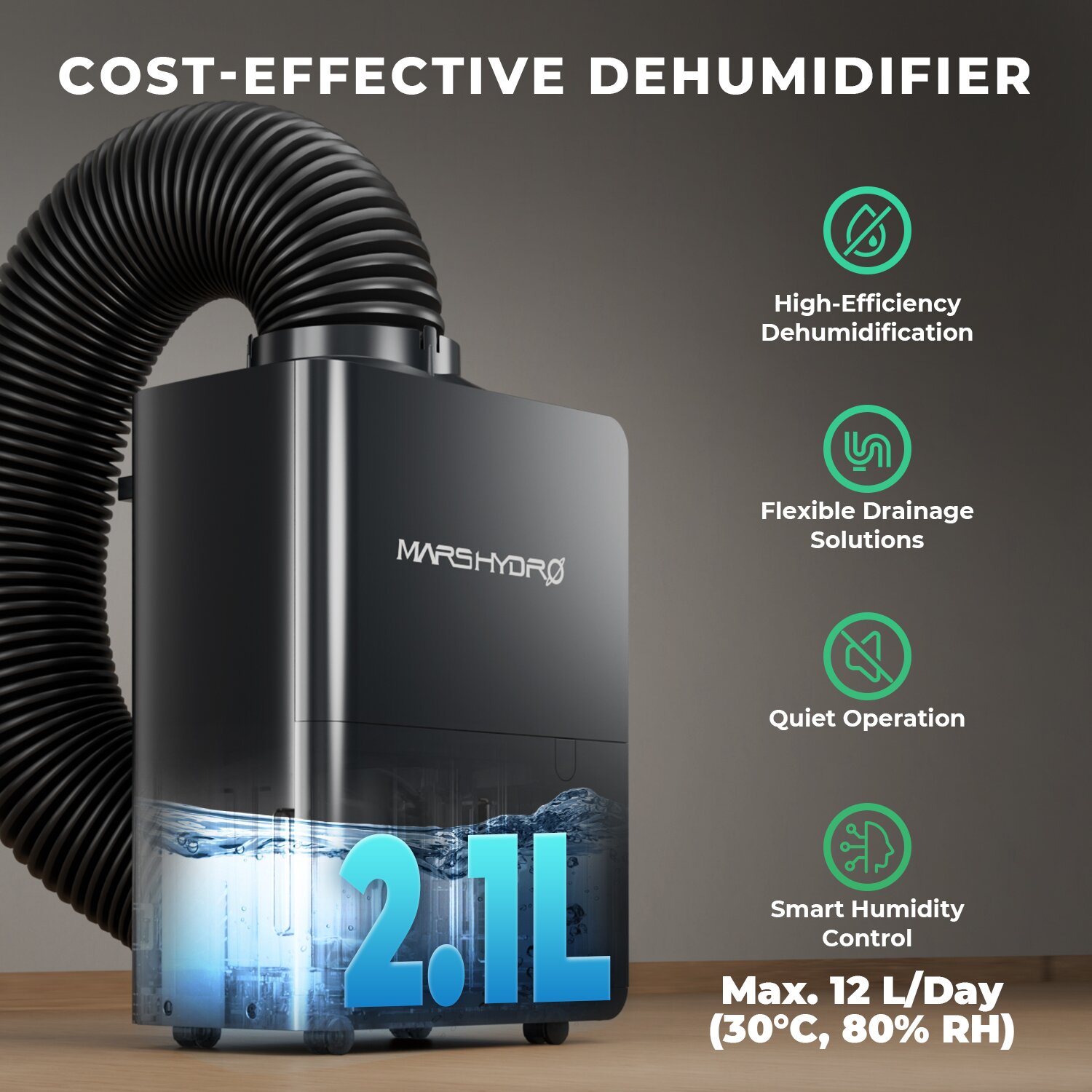 Mars Hydro VPD niiskuse reguleerimise komplekt - Pilt 4